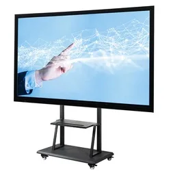 Promotional LED 4K Uhd  65 75 85 Inch E Screen Panels Digital Board Interactive Whiteboard with PC For School