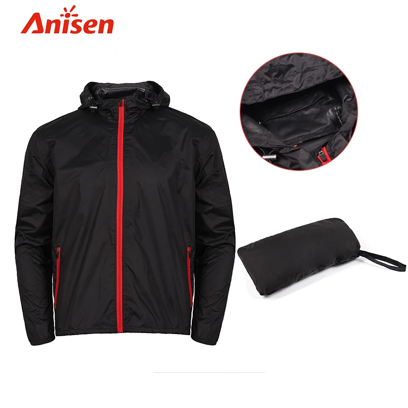 High Quality 3000mm Waterproof Breathable Packable Taped Seams Rain