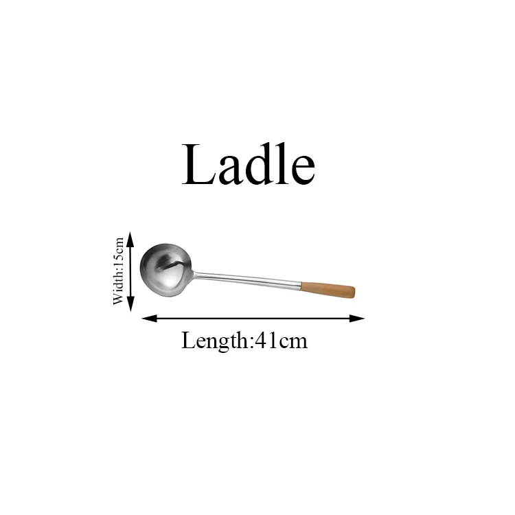 Wooden Handle Kitchen Utensils Different Types Of Ladle Buy Different