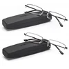 Amazon Fashionable Design Vintage Flexible Hinge Reading Glasses Spring Strings Eyewear 2 Pairs Eye Glasses Eyeglasses