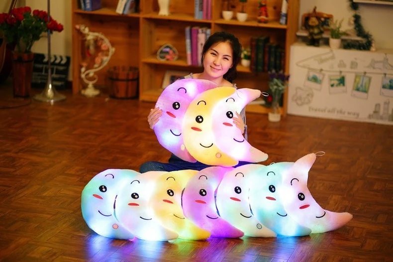 glowing star pillow