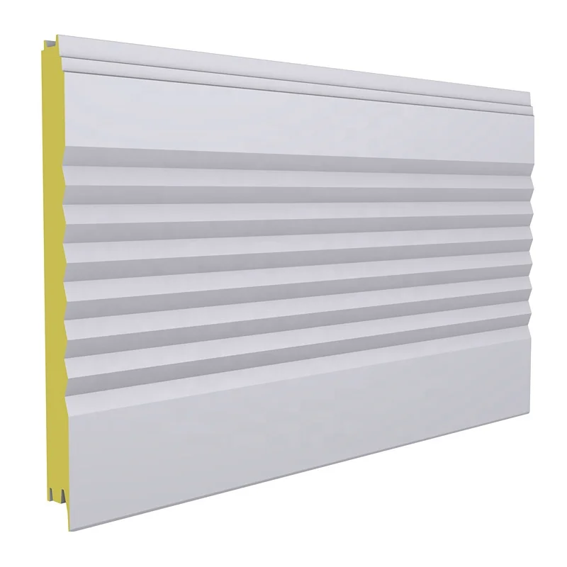 Metal PU Sandwich Roof Panel Steel Structure Buildings Light Weight Polyurethane Sandwich Panel