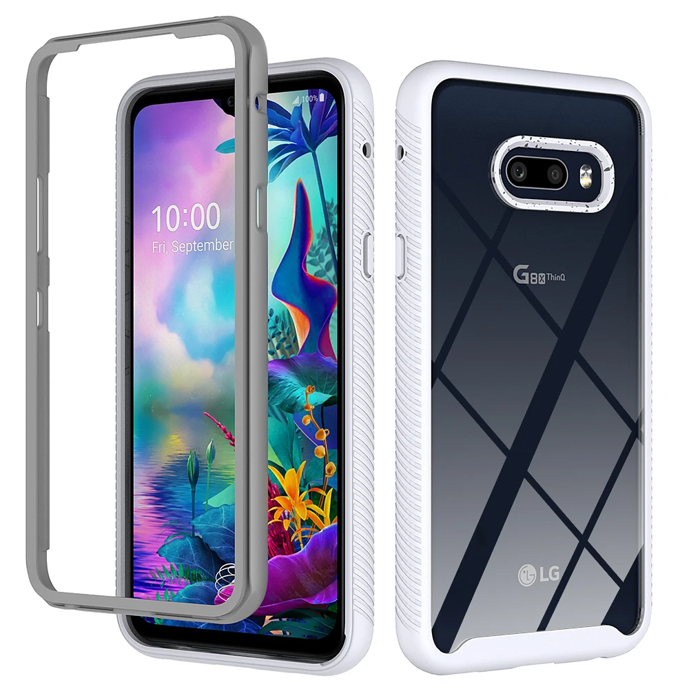 Perfect Fit Back Cover For Lg G8x Thinq Case Shockproof Tpu Bumper Case ...