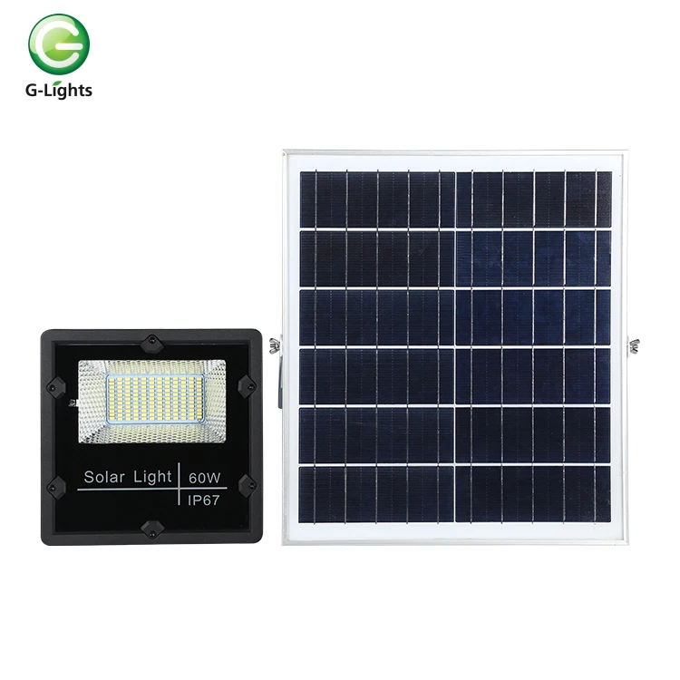 Best quality Aluminum housing waterproof outdoor ip67 30 40 60 100 200 w led solar flood lighting