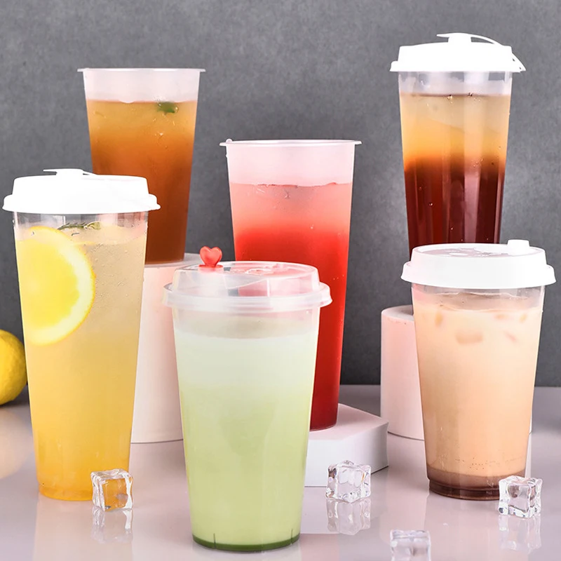 350 Ml 500 Ml 600 Ml 700 Ml 1000 Ml Plastic Cup With Lid. 12 Oz 16 Oz 