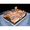 Shopping mall bakery display shelves display bread showcase food booth design