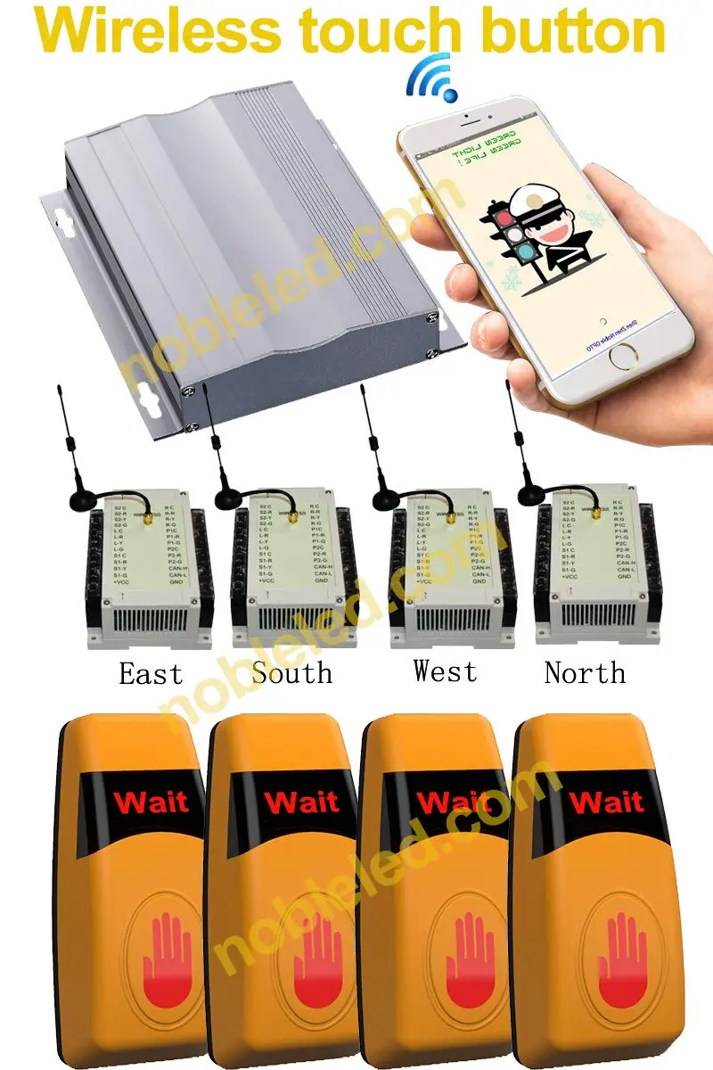 wireless touch button