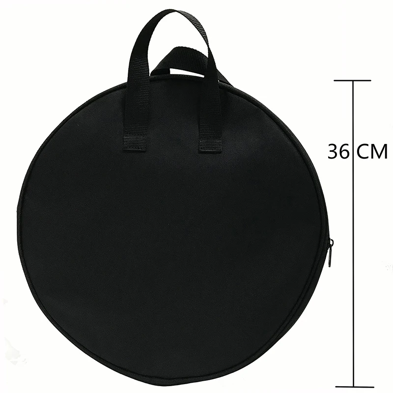 12 Inch Dumb Drum Bag Black Oxford Cloth Carrying Bag Case Dumb Drum