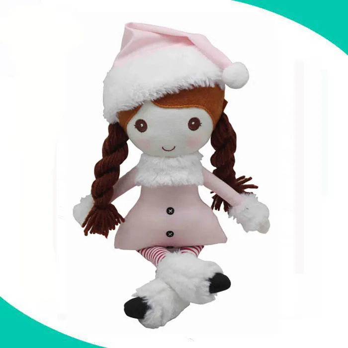Cute Human Doll Toys Wholesale Stuffed Handmade Plush Girl Rag Dolls