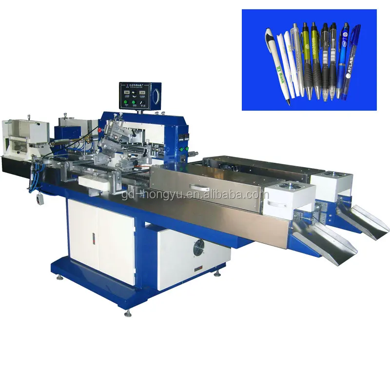 IR drying Fully Automatic Screen Printing Machine singel color for Pen