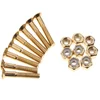 Customized M4 M5 M6 Flat Hexagonal Socket Brass Screw for Skateboard Longboard Hardware