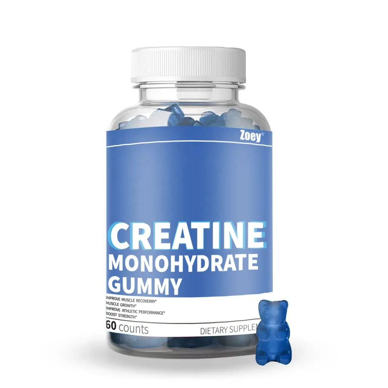 Private Label Creatine Monohydrate Gummy Muscle Building Supplements ...