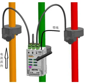 Acrel 300286.SZ small size AEW100-D36 electrical 3 phase wireless lora kwh meter with RS485 modbus - ANKUX.COM