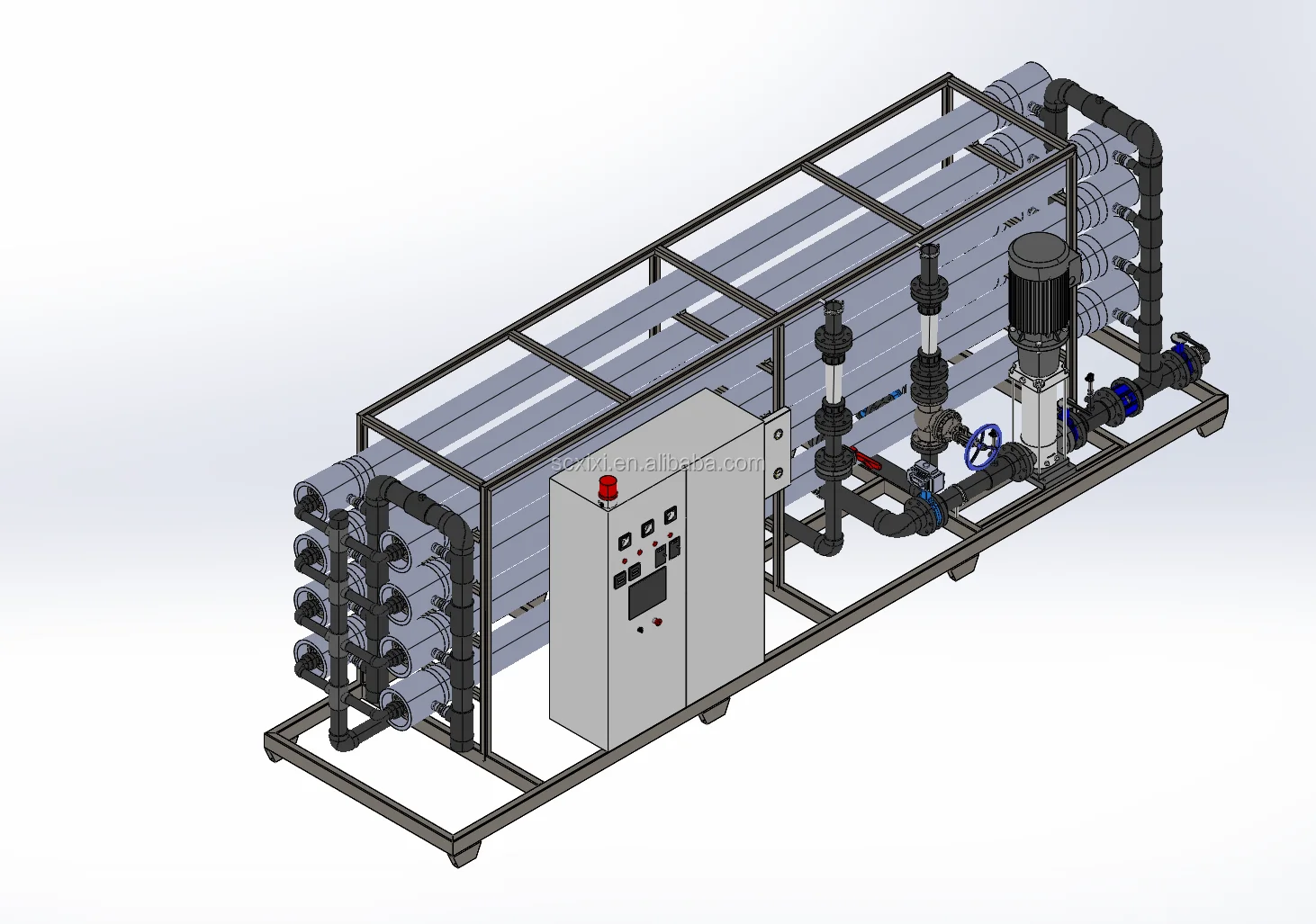 20/40TPH Large Scale Reverse Osmosis Machine - Industrial Water RO Plant