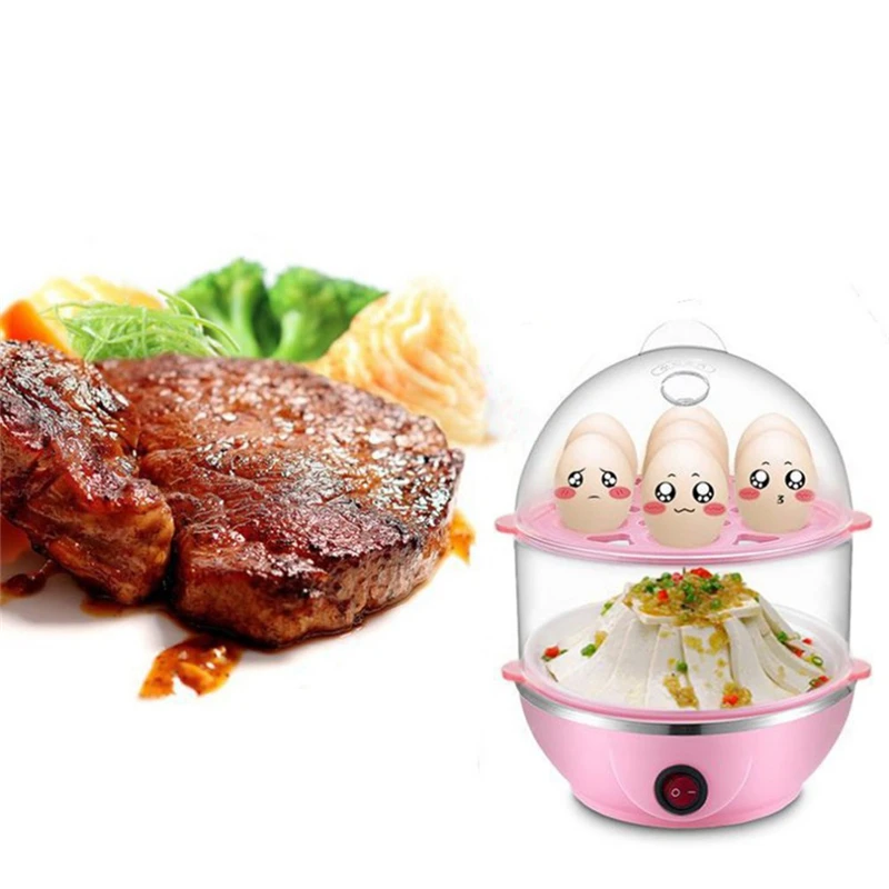 Tivray Smart Home Appliances Egg Steamer Double Layer Automatic Egg