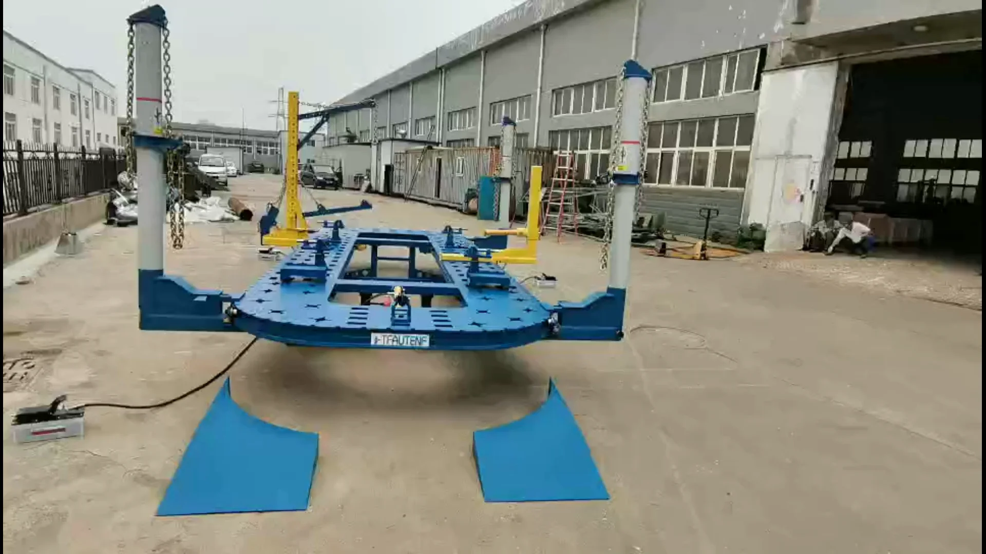 Autobody Frame Repair Rack / Car Frame Bench Buy Car Rotisserie For