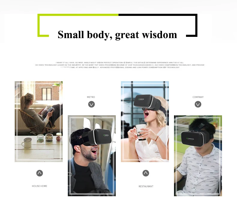 VR Glasses and Virtual Reality Headset for Smart Phones VR Game