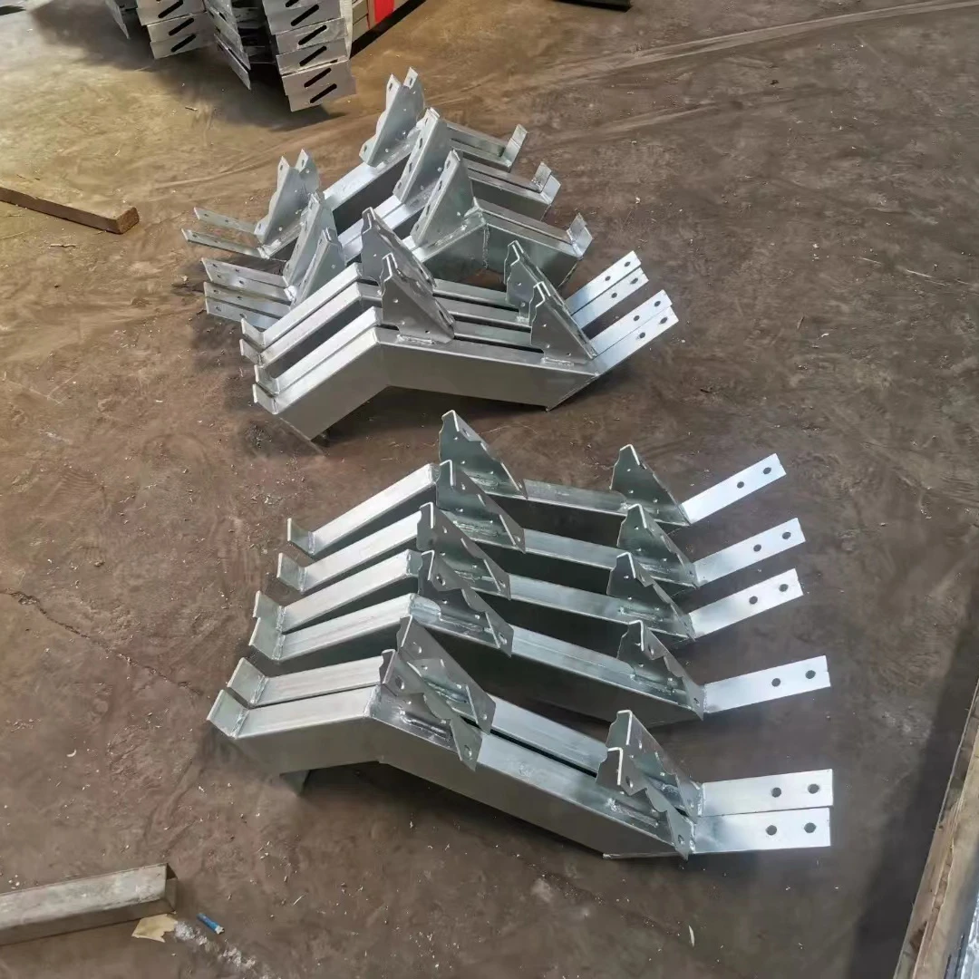 Custom Steel Structure Fabrications Hot DIP Galvanized Weld Stair ...