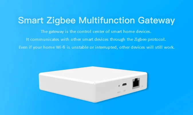 Tuya Wireless Gateway Alexa Google Home Smart Life Compatible Wireless Zigbee gateway - ANKUX.COM