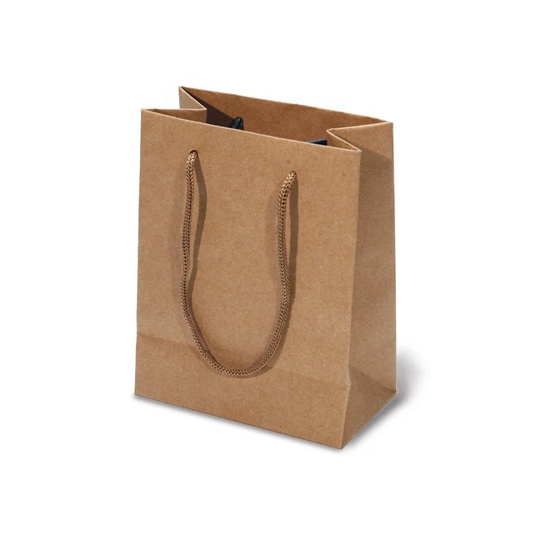 mini brown gift bags