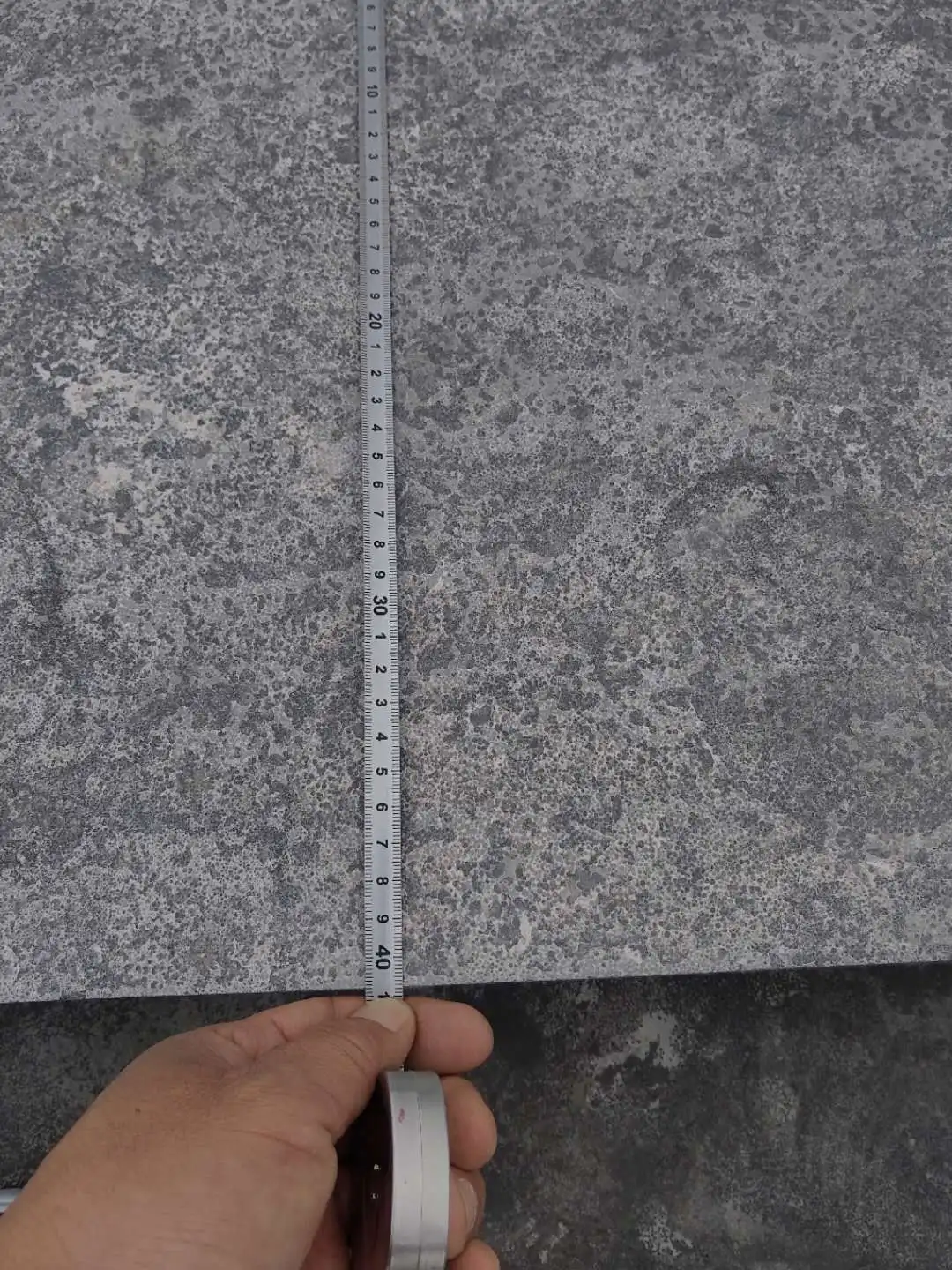 China Natural  Blue limestone tile bulestone paver slab