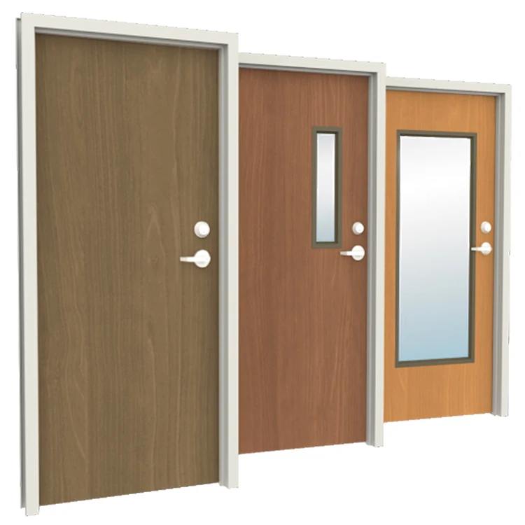 Hshpl005 Factory Price High School Classroom Interior Hpl Wooden Doors With Vision Panel Buy