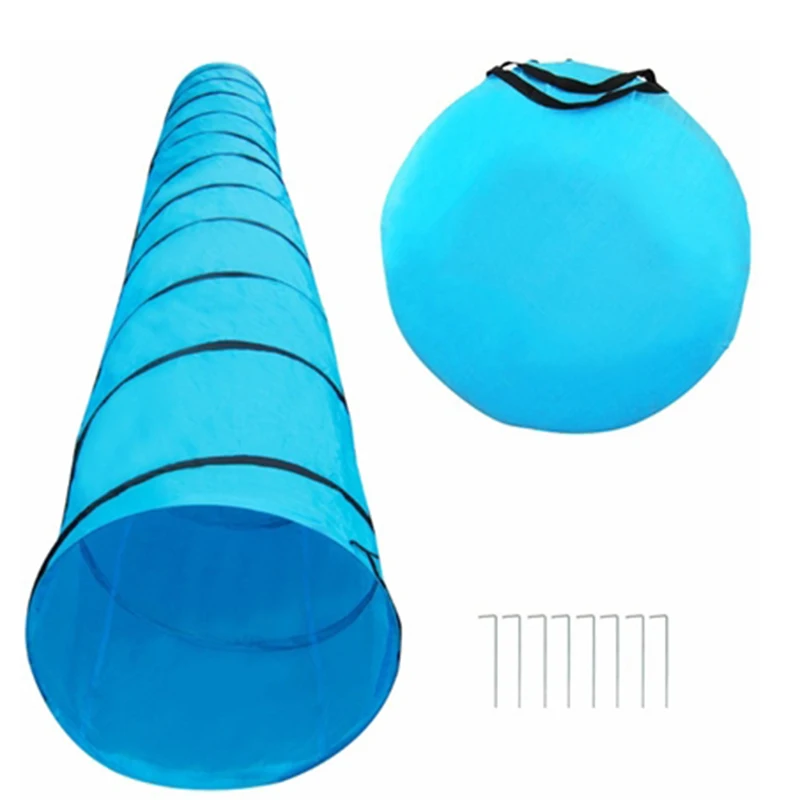 Blue Color Tunnel Kids Play Tube Tunnel For Kids Indoor Outdoor Crawl