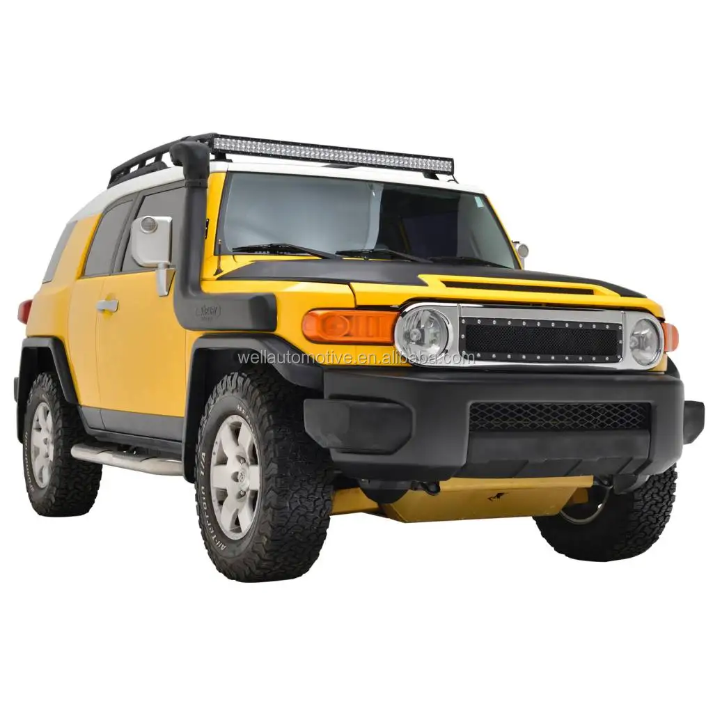 Team-Alpha Black Mild Steel Front Bumper Grille Guard For Toyota FJ Cruiser 2007-2014