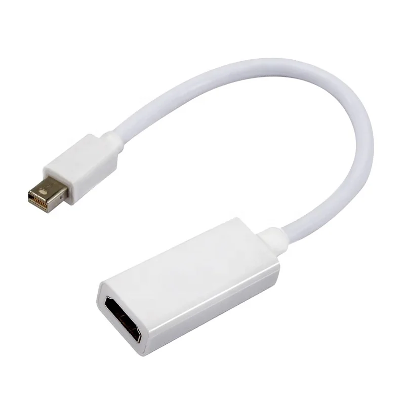 

Mini DP to HDMI Cable Converter Adapter Mini DisplayPort Display Port DP to HDMI Adapter For Apple Mac Macbook Pro Air Notebook