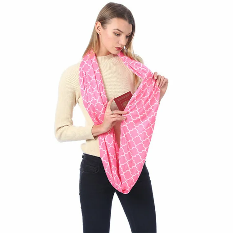 Amazon Wholesale Loop Colorful Travel Scarf Infinity quality Fashion Women Portable quality Scarf
