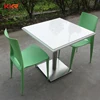 KKR solid surface artificial stone living room/hotel dining table and chair