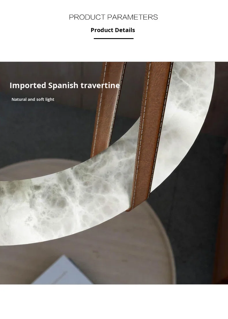 product high end luxury spanish marble gold adjustable height dimmable ac led chandelier for dining living rooms hotels 3 year warranty-4