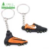 cheap personalized black ring foam anime soccer key chain custom 3d 2d sneaker shoe shape logo silicon rubber soft pvc keychains