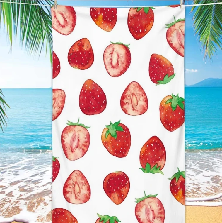 Customized Large 100*180cm Orange Microfiber Blanket Quick Dry Beach Towel for Swimming Fitness & Yoga-Novelty Compressed manufacture