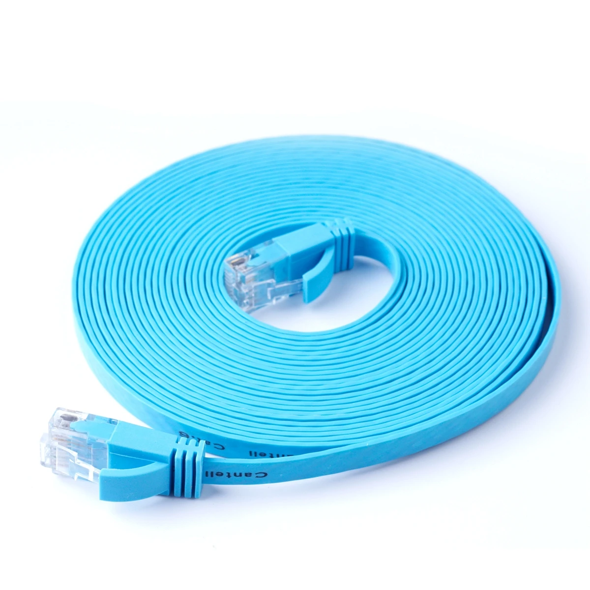 cantell Factory 5m highly flexible flat cable cat6 network patch cord cat6 network cable - ANKUX.COM