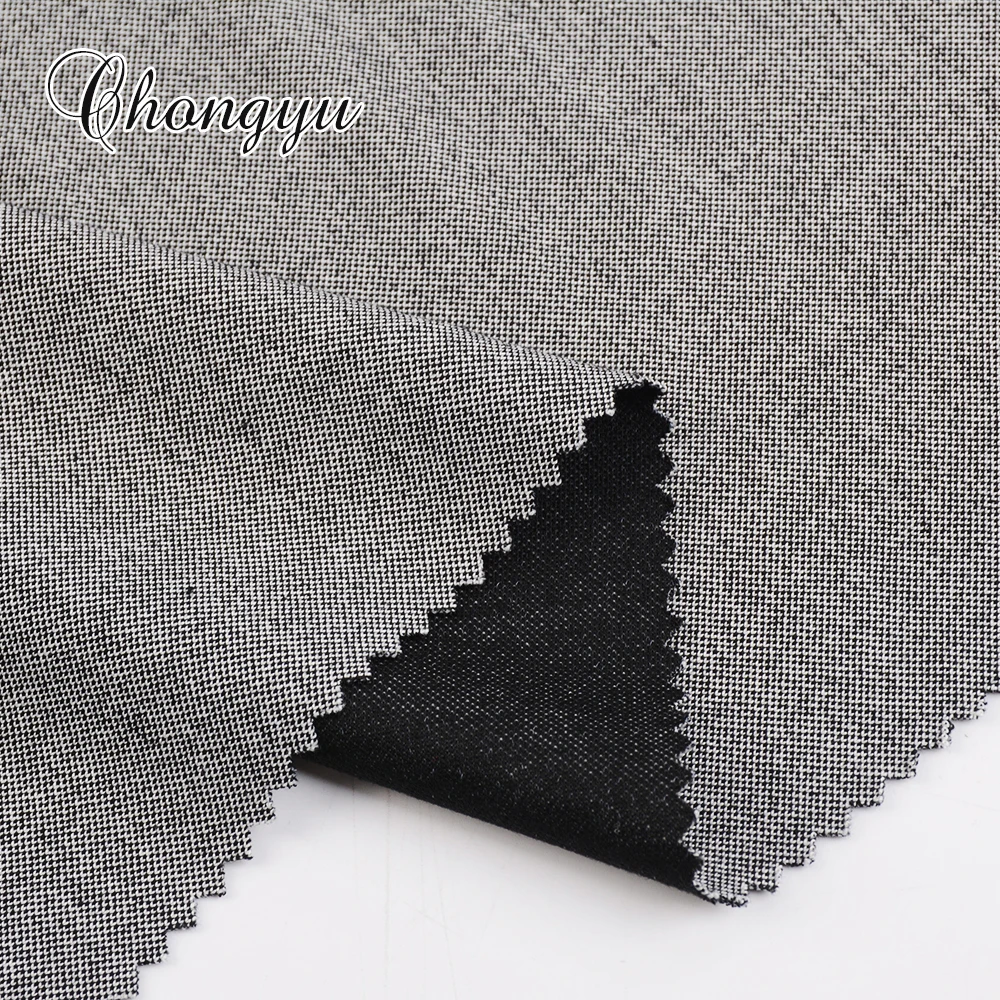 
wholesale polyester viscose rayon spandex fabric manufacturer knit double sided fabric 