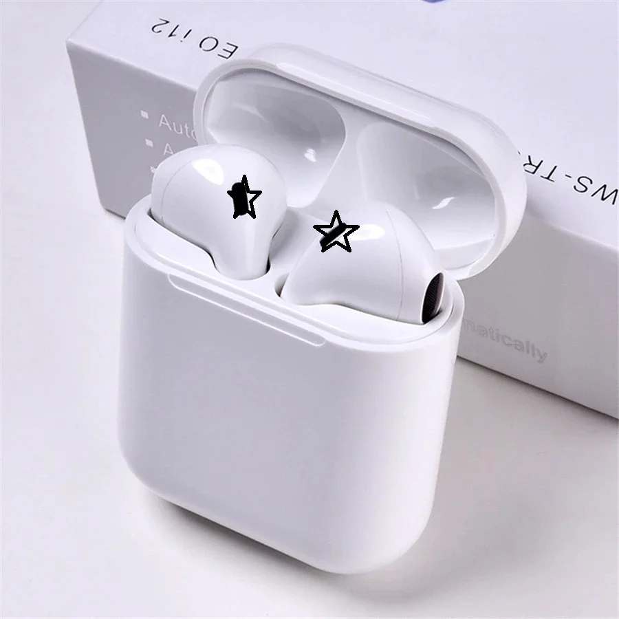 best selling products 2020 wireless headphone earphones i12 tws wireless bluetooth headphone earphones i200 i500 i9000tws - ANKUX.COM