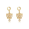 93753 Xuping fashion jewelry hot selling designs 24k gold plated butterfly shape drop women's earring