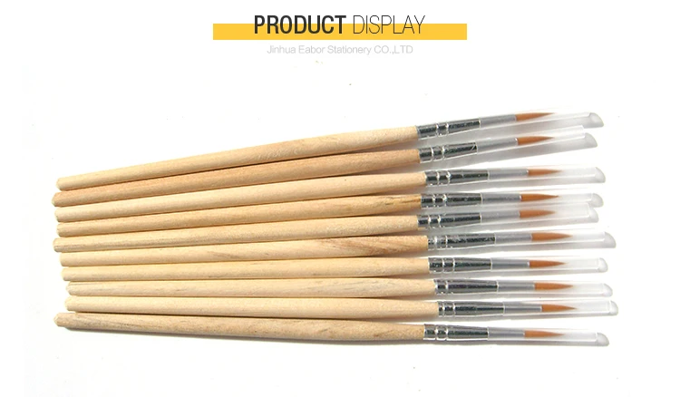 High Quality Professional Wood 12.5cm Artist Brush Set