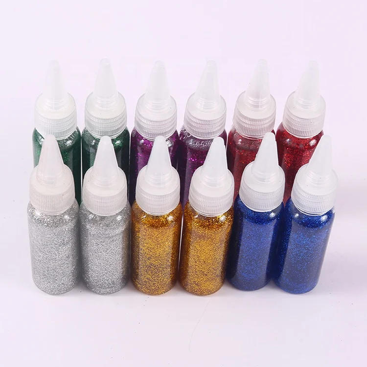 
High quality non-toxic glitter glue for kids painting DIY 