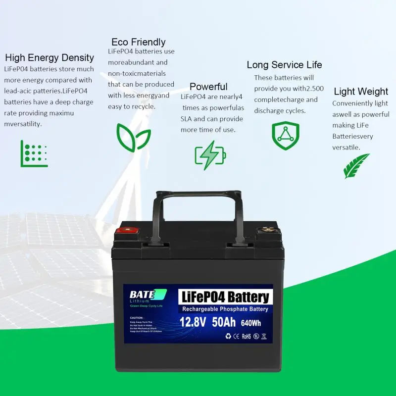 12V50Ah LifePO4 Battery