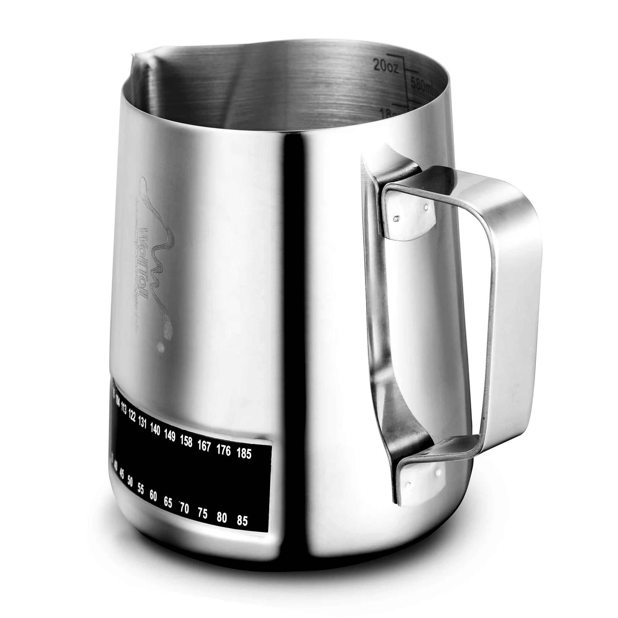 Frothing Pitcher With Thermometer Sticker 12oz/ Small Milk Jug Buy Thermometer Milk Jug