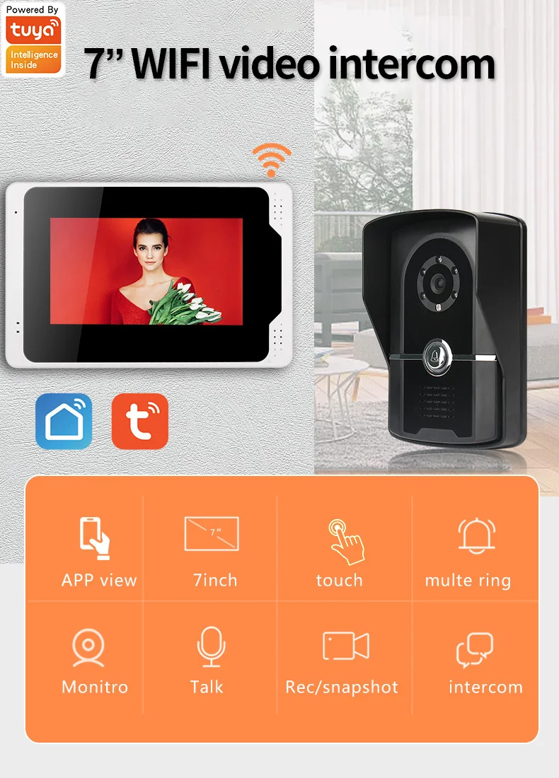 video doorbell with inside monitor