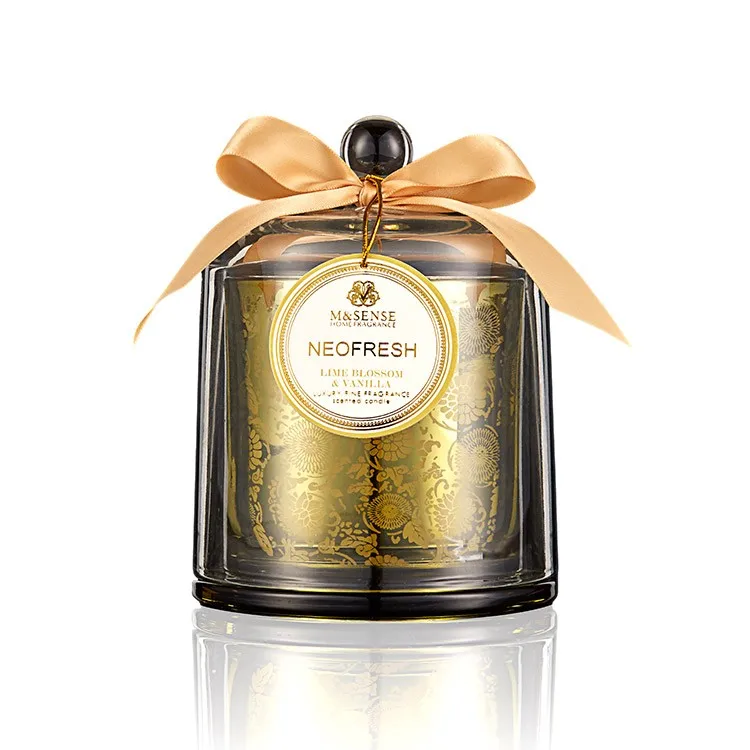 Luxury Romantic Glass Jar Aromatherapy For Home And Hotel Vanilla Smokeless Candles Buy