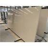 man made polished surface sparkling Beige crystal quartz kitchen slabs