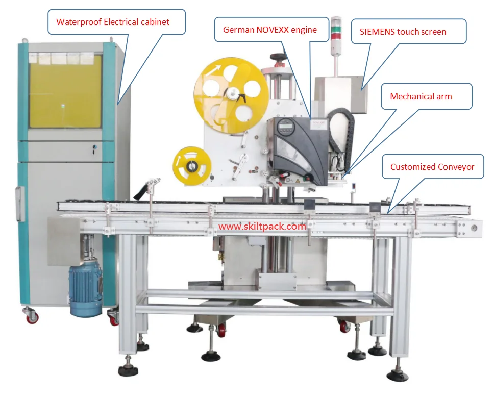 Skilt Automatic Carton Box Weighing Online Printing Print And Apply ...