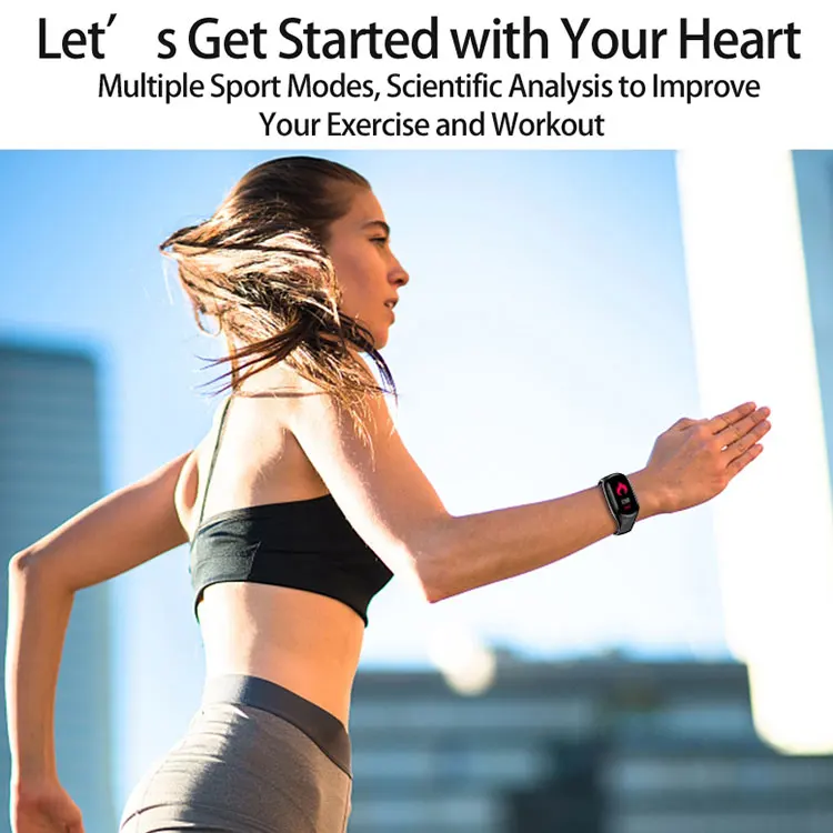 Amazon hot sale Newest M1 Smartwatch With BT5.0 Earphone Heart Rate Monitor Smart band Long Time Standby Sport Watch Men