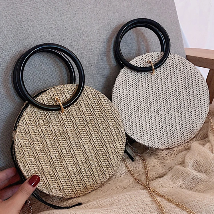 woven cane bag