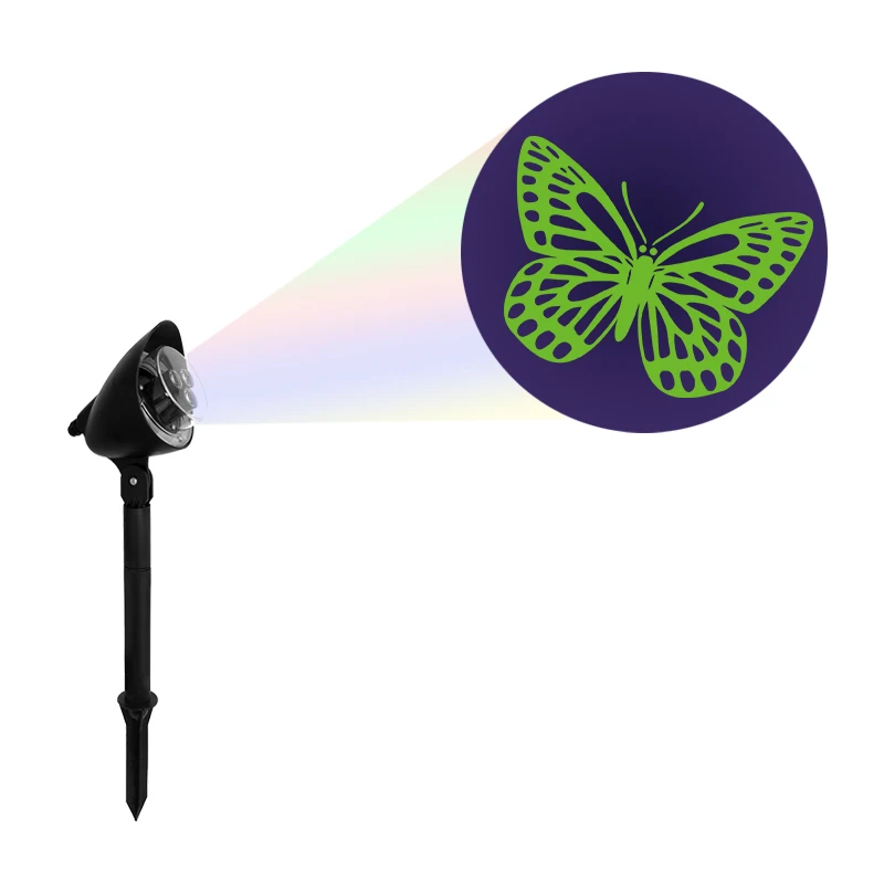 Best seller Green Butterfly Animated Garden night light Festival Projector Light High Quality LED Christmas Lights