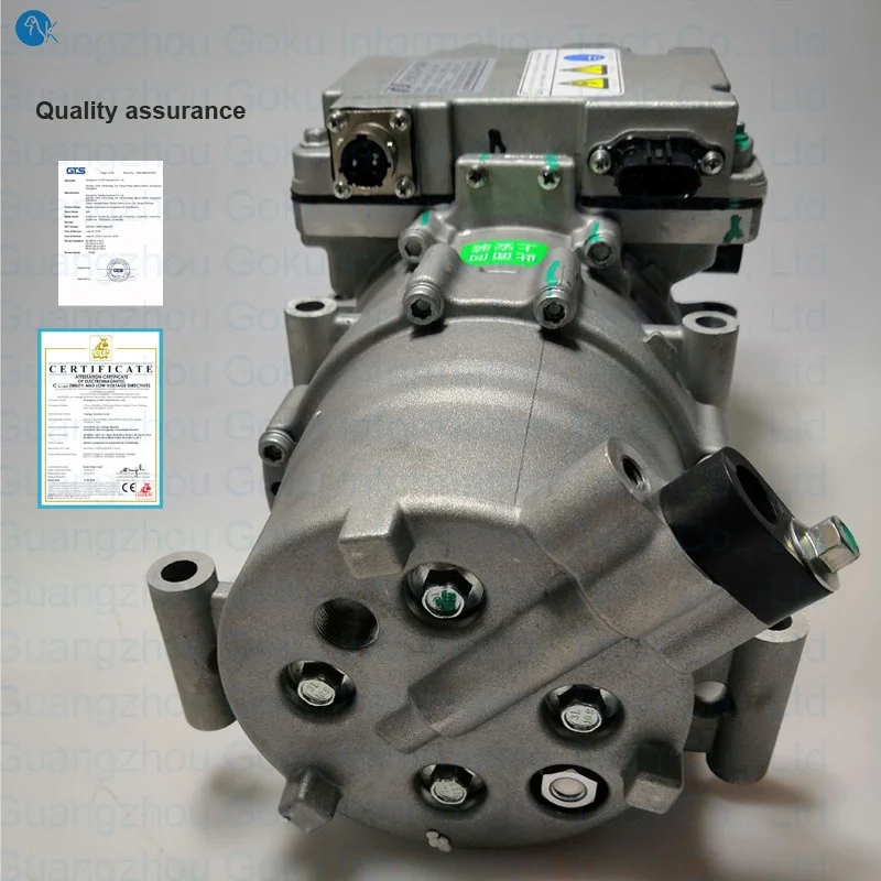 Gouku New Energy Bus School Buses 320vdc Scroll Ac Compressor Truck